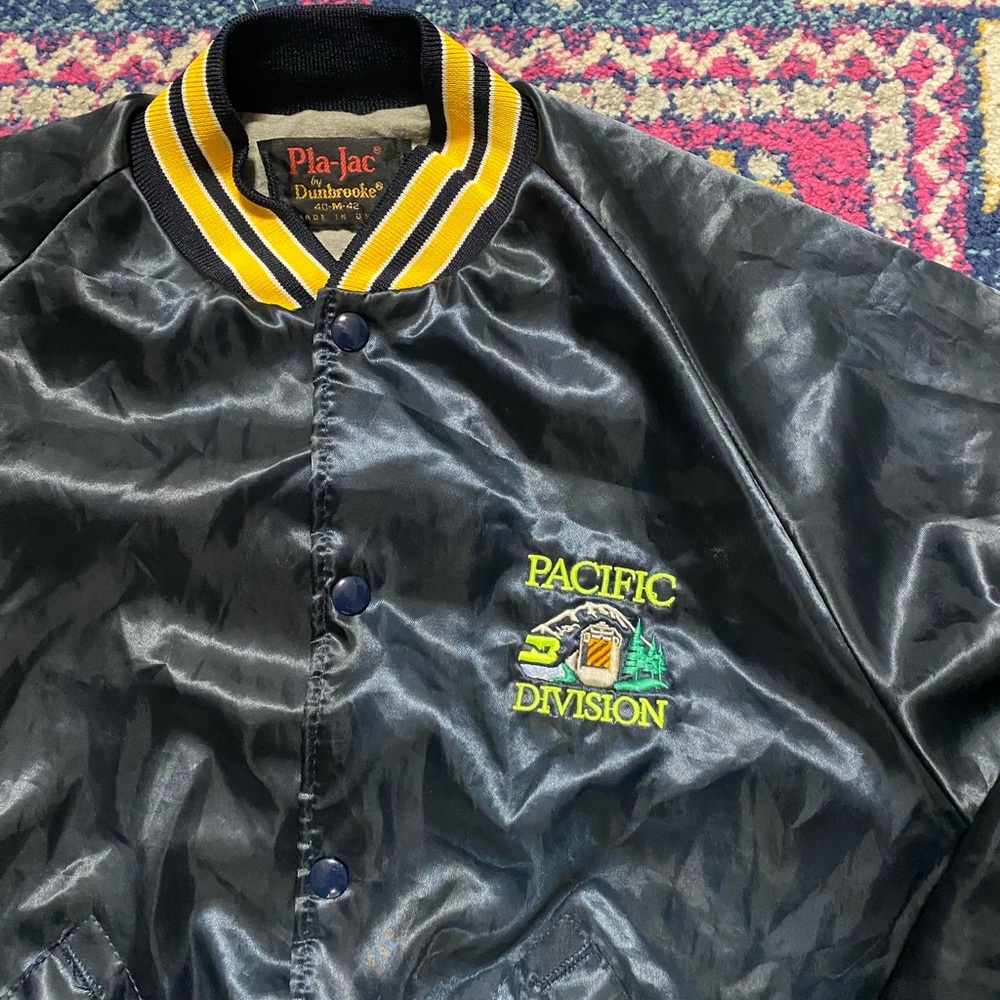 Vintage Plac-Jac by Dunbrook medium baseball bomber jacket